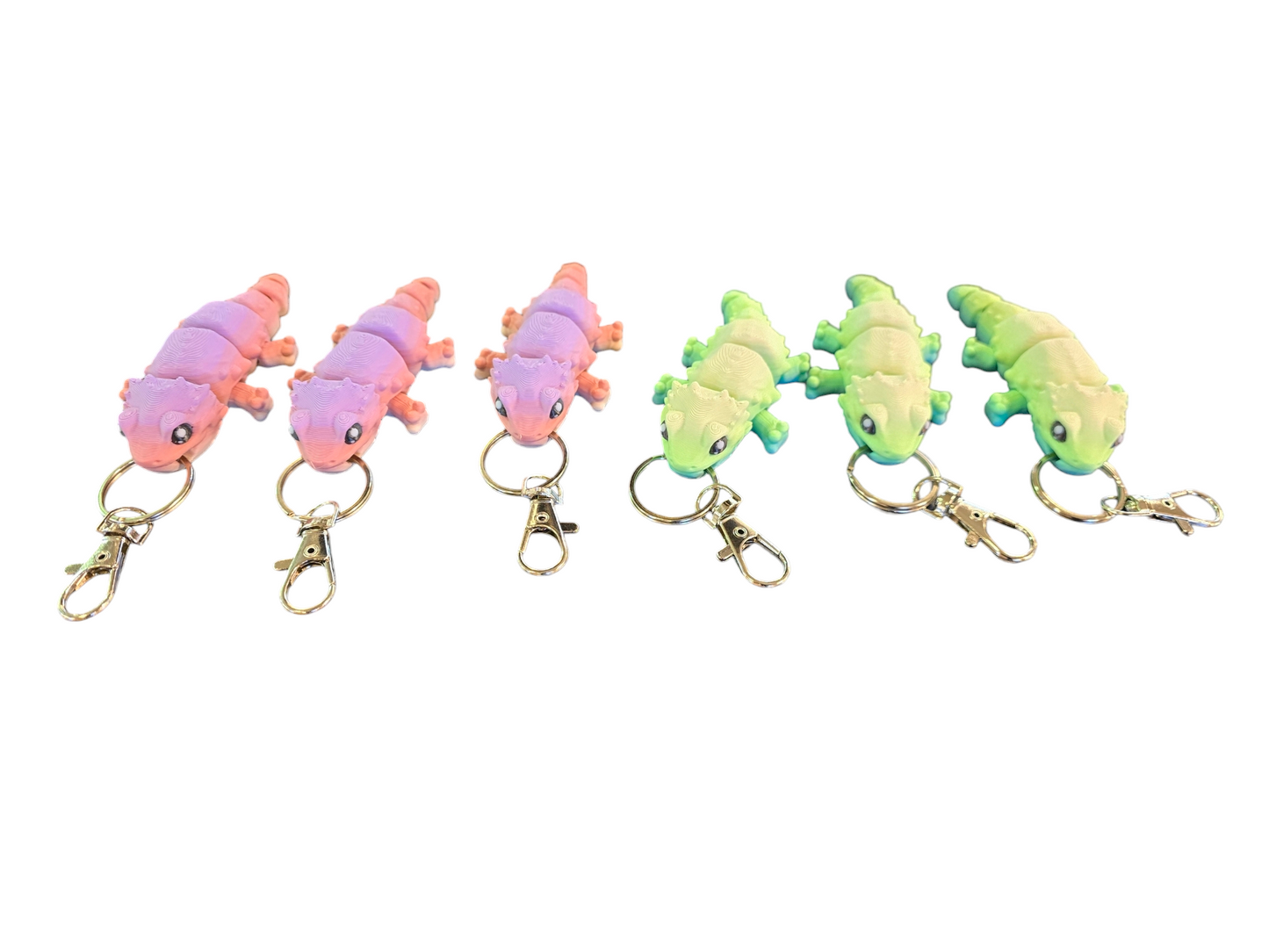 Mini bearded dragon keychain
