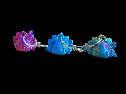 Axolotl keychain